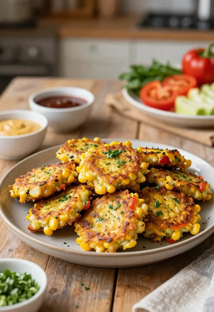 17 Banana Pepper Canning Recipes Tangy Pantry Staples - 11. Banana Pepper and Corn Fritters 1