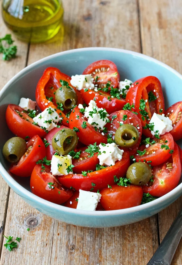 17 Banana Pepper Canning Recipes Tangy Pantry Staples - 5. Mediterranean Banana Pepper Salad 1