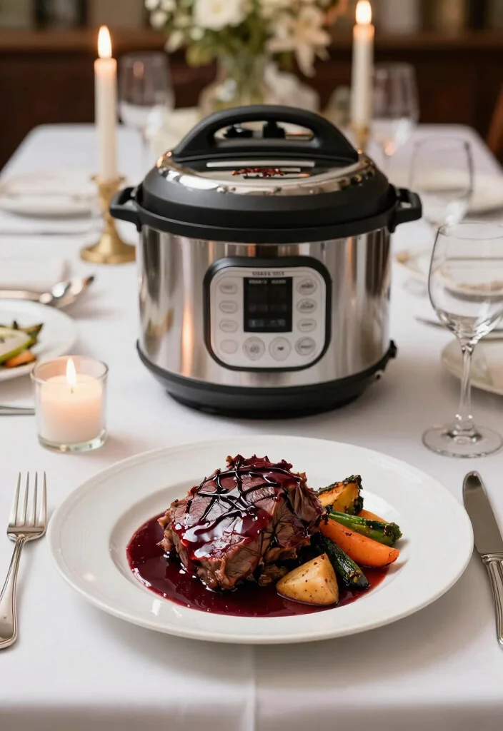 17 Chuck Roast Recipes Instant Pot Fast Comfort Meals - 9. Instant Pot Chuck Roast with Red Wine 1