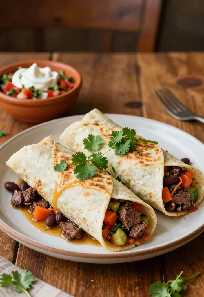 17 Chuck Steak Recipes Crockpot Fall Apart Tender - 15. Chuck Steak and Bean Burritos 1