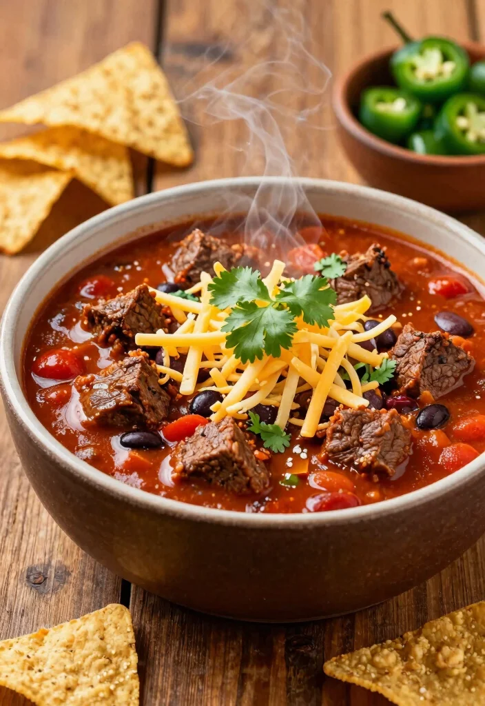 17 Chuck Steak Recipes Crockpot Fall Apart Tender - 8. Chuck Steak Chili 1