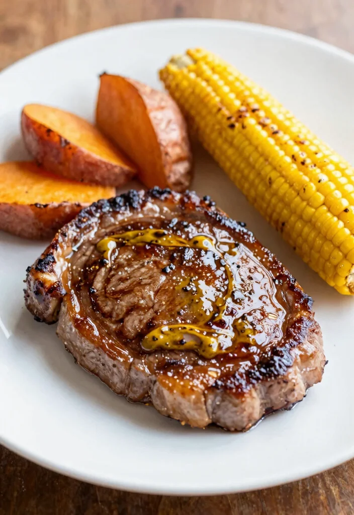 17 Flat Iron Steak Recipes Tender Grill Ready Cuts - 12. Maple Mustard Glazed Flat Iron Steak 1