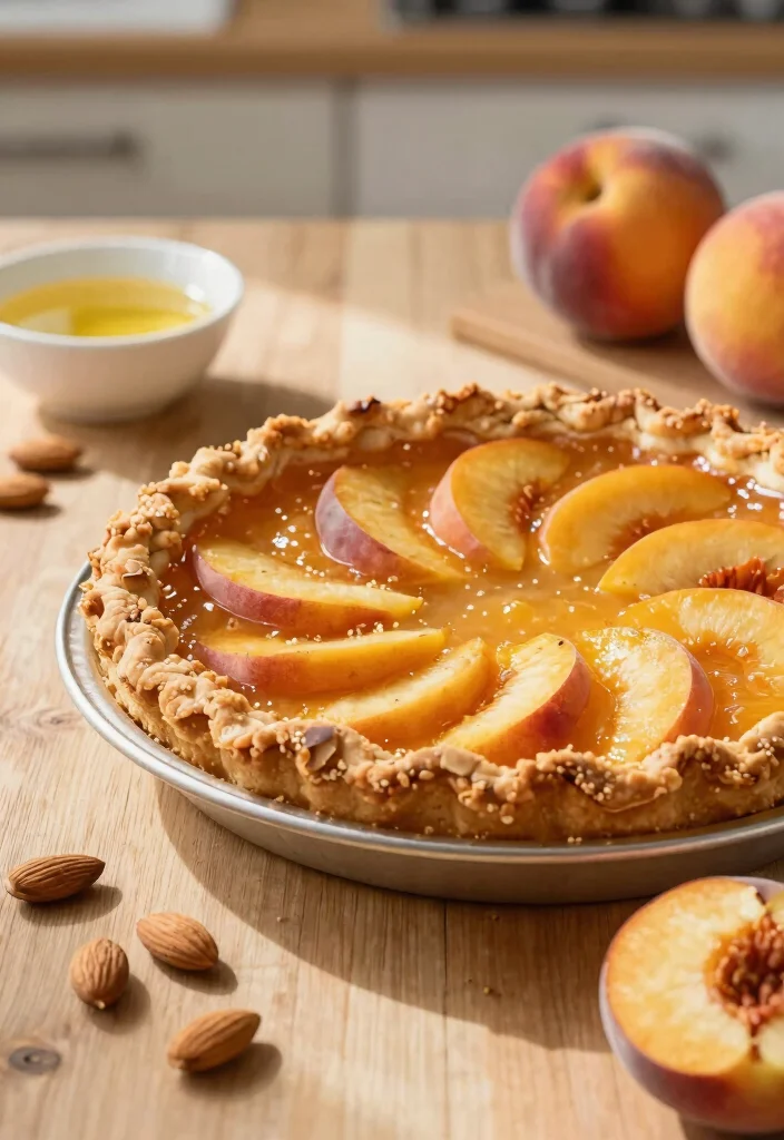 17 Fresh Peach Pie Recipes: Juicy Summer Classics - 4. Gluten-Free Peach Pie with Almond Flour 1