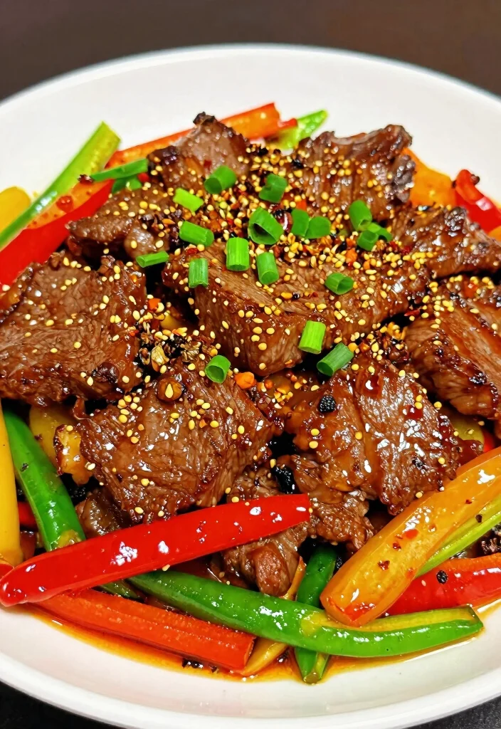 18 Cast Iron Steak Recipes Perfect Crust at Home - 9. Spicy Szechuan Steak 1