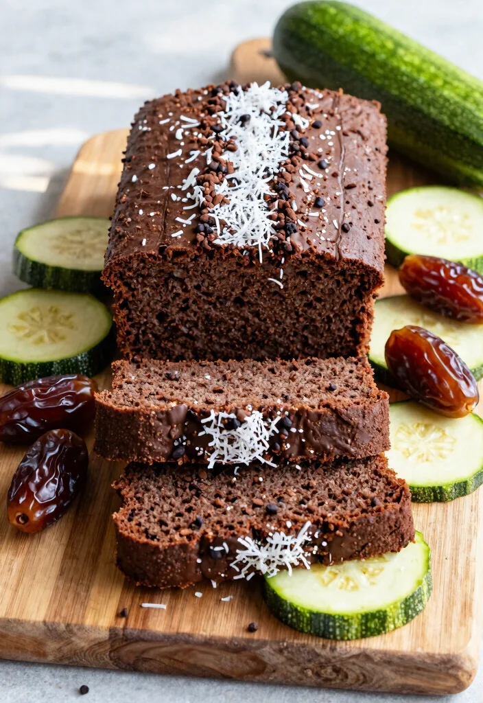 18 Chocolate Zucchini Bread Recipes: Moist Chocolatey Loaves - 11. Raw Chocolate Zucchini Bread 1