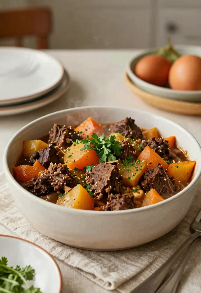 18 Chuck Roast Recipes Dutch Oven: Rich Slow Braised Beef - 17. Chuck Roast and Vegetable Casserole 1