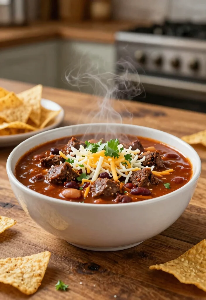 18 Chuck Roast Recipes Dutch Oven: Rich Slow Braised Beef - 3. Hearty Chili with Chuck Roast 1