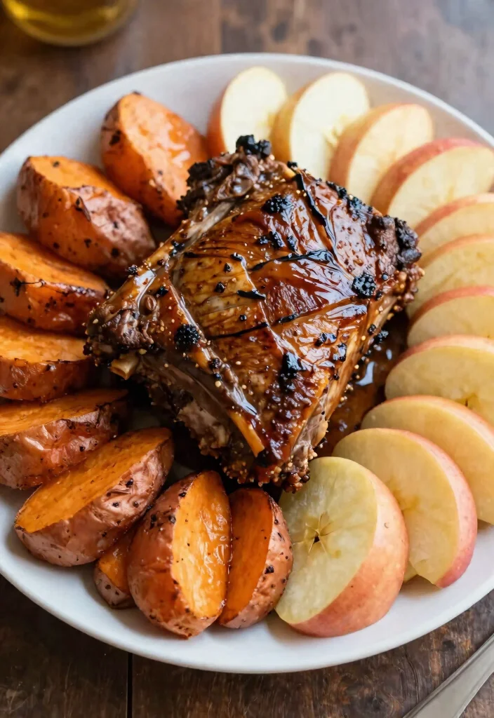 18 Cross Rib Roast Recipes Flavor Packed Beef Dinners - 11. Cross Rib Roast with Sweet Potatoes and Apples 1