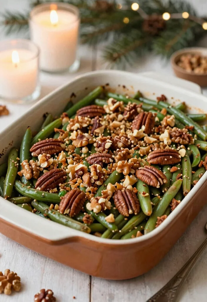 18 Green Bean Casserole Recipes: Classic Holiday Favorites - 11. Nutty Vegan Green Bean Casserole 1