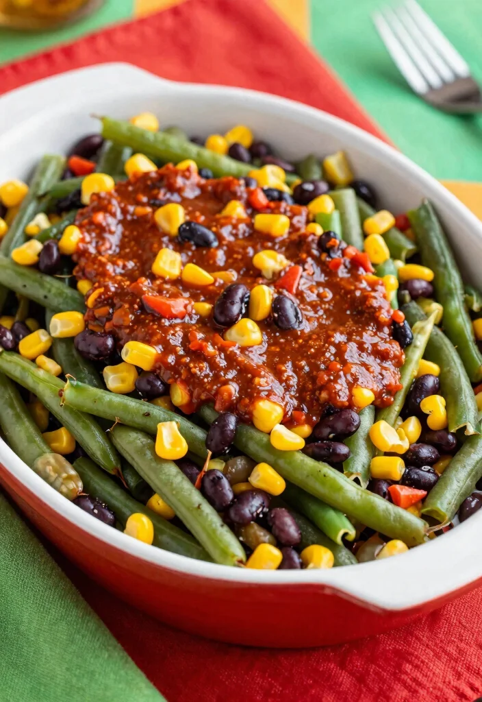 18 Green Bean Casserole Recipes: Classic Holiday Favorites - 12. Southwest Vegan Green Bean Casserole 1