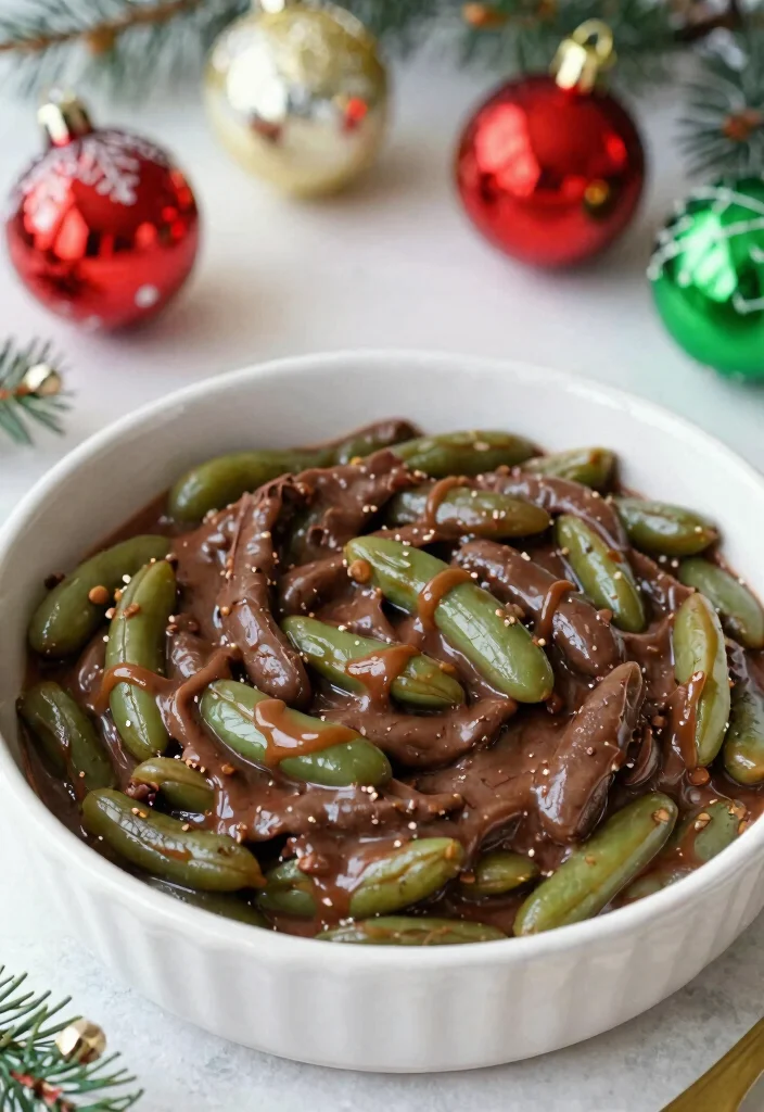 18 Green Bean Casserole Recipes: Classic Holiday Favorites - 18. Chocolate Vegan Green Bean Casserole 1