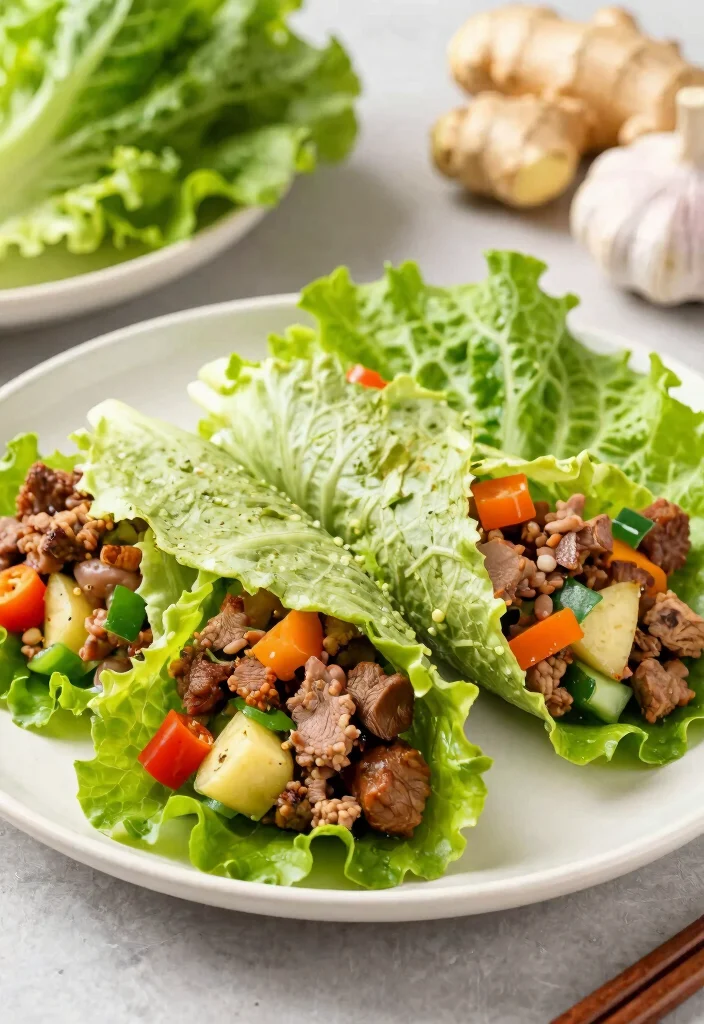 18 Ground Deer Meat Recipes: Lean Hearty Meals - 12. Venison Lettuce Wraps 1
