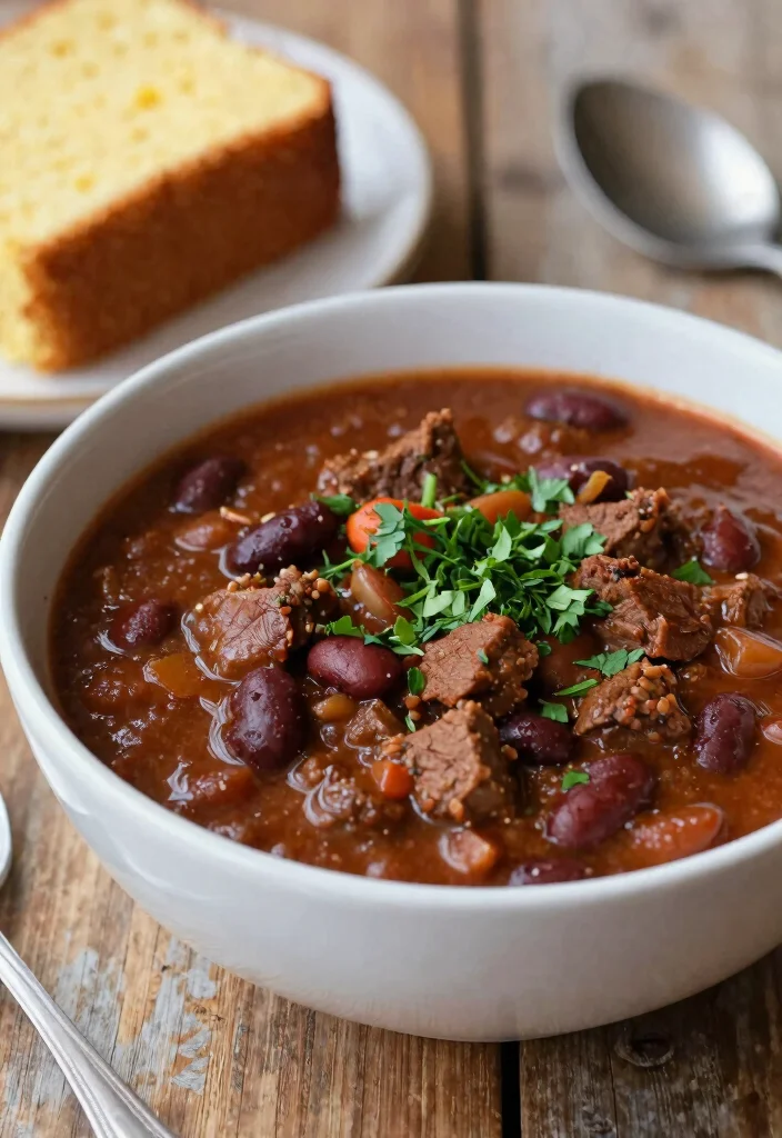 18 Ground Deer Meat Recipes: Lean Hearty Meals - 3. Deer Chili with Beans 1