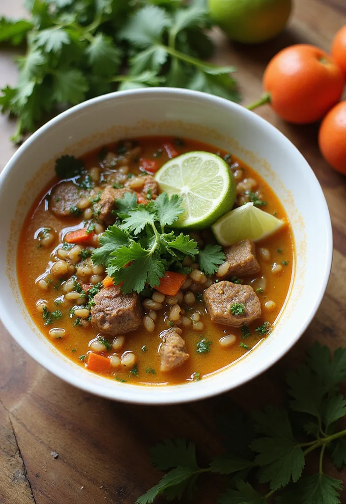 12 Beef Barley Soup In Crockpot Ideas That Make Dinner So Much Easier - 12. Zesty Cilantro Lime Beef Barley Soup 1