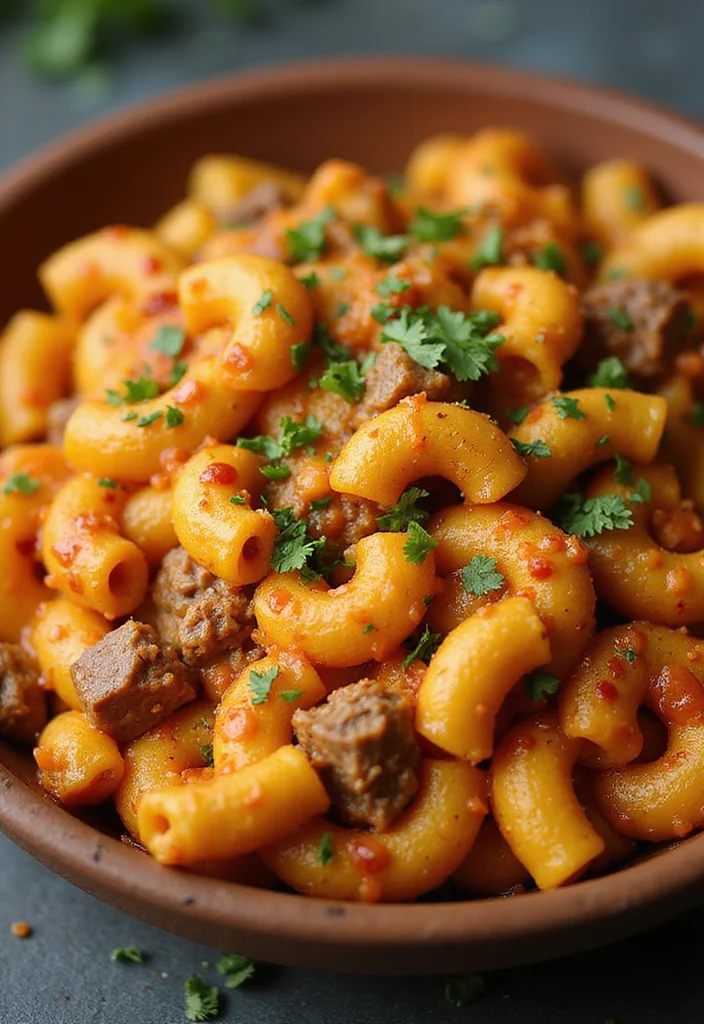 12 Cheesy Macaroni And Beef Meals Perfect For Weeknight Cooking - 10. Spicy Cheesy Mac and Beef 1