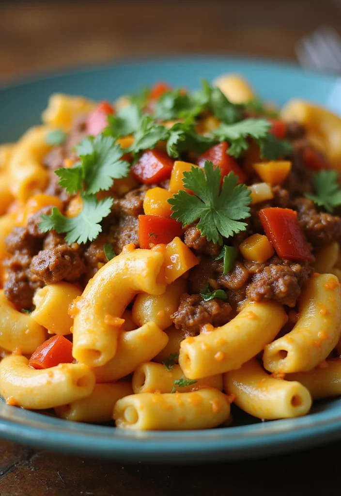 12 Cheesy Macaroni And Beef Meals Perfect For Weeknight Cooking - 4. Tex-Mex Cheesy Mac and Beef 1