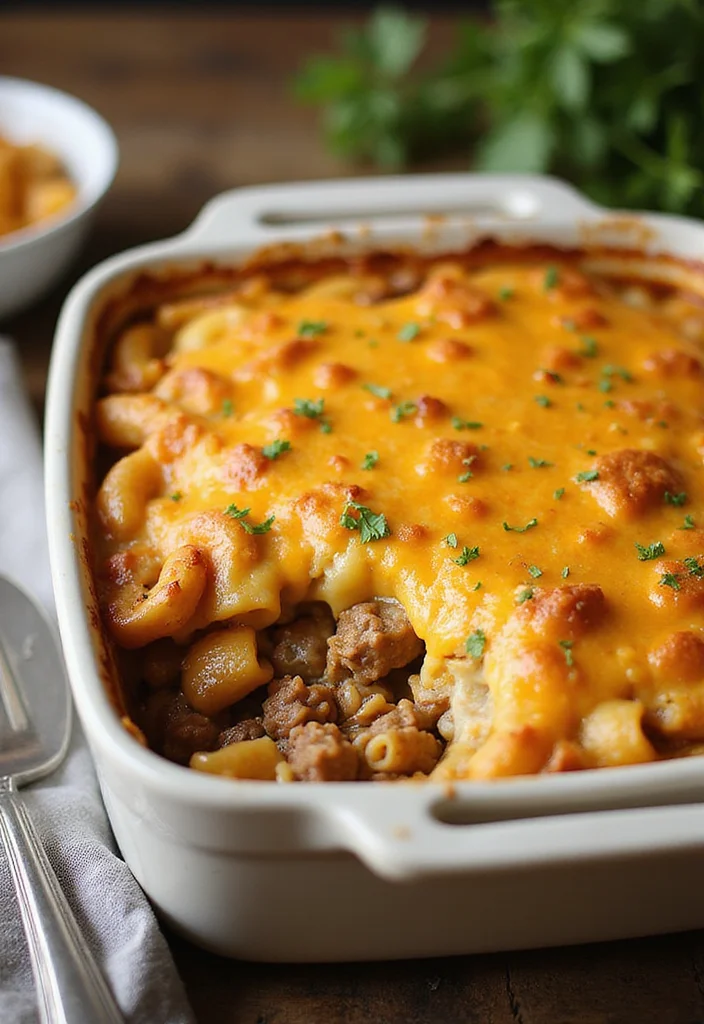 12 Cheesy Macaroni And Beef Meals Perfect For Weeknight Cooking - 6. Cheesy Beef Macaroni Bake 1