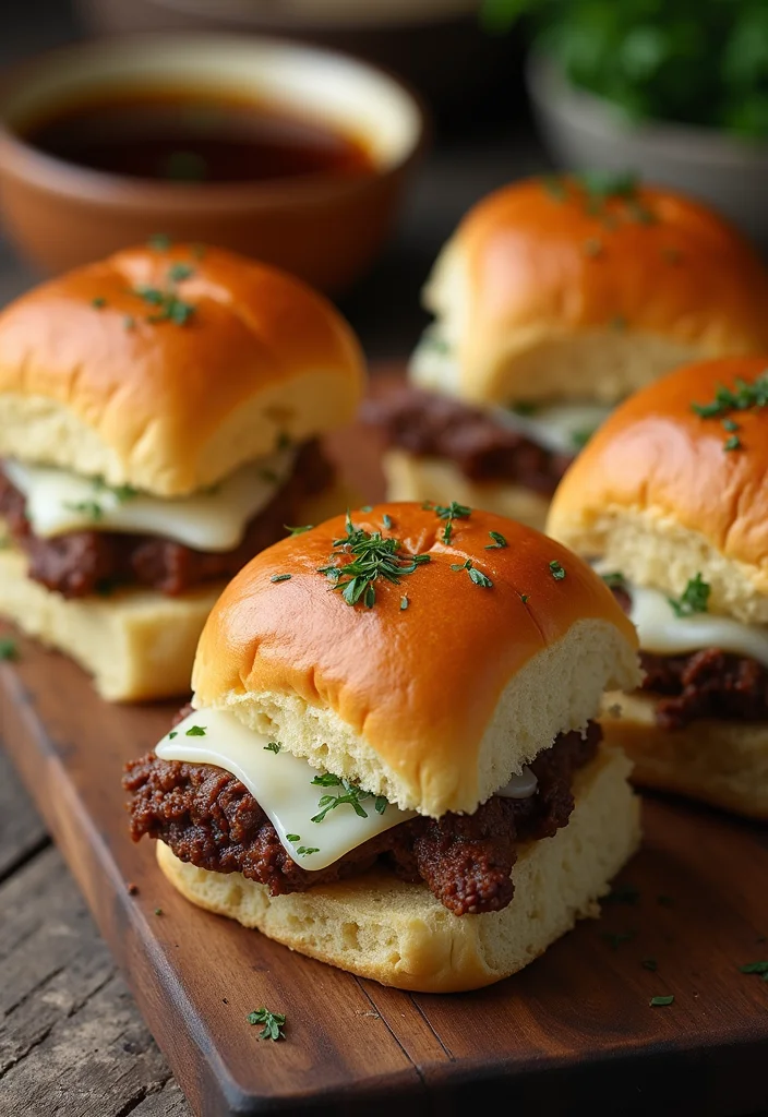 12 Fast & Flavorful Roast Beef Sliders Hawaiian Rolls Au Jus Recipes To Cook This Week - 10. Italian Herb Roast Beef Sliders 1