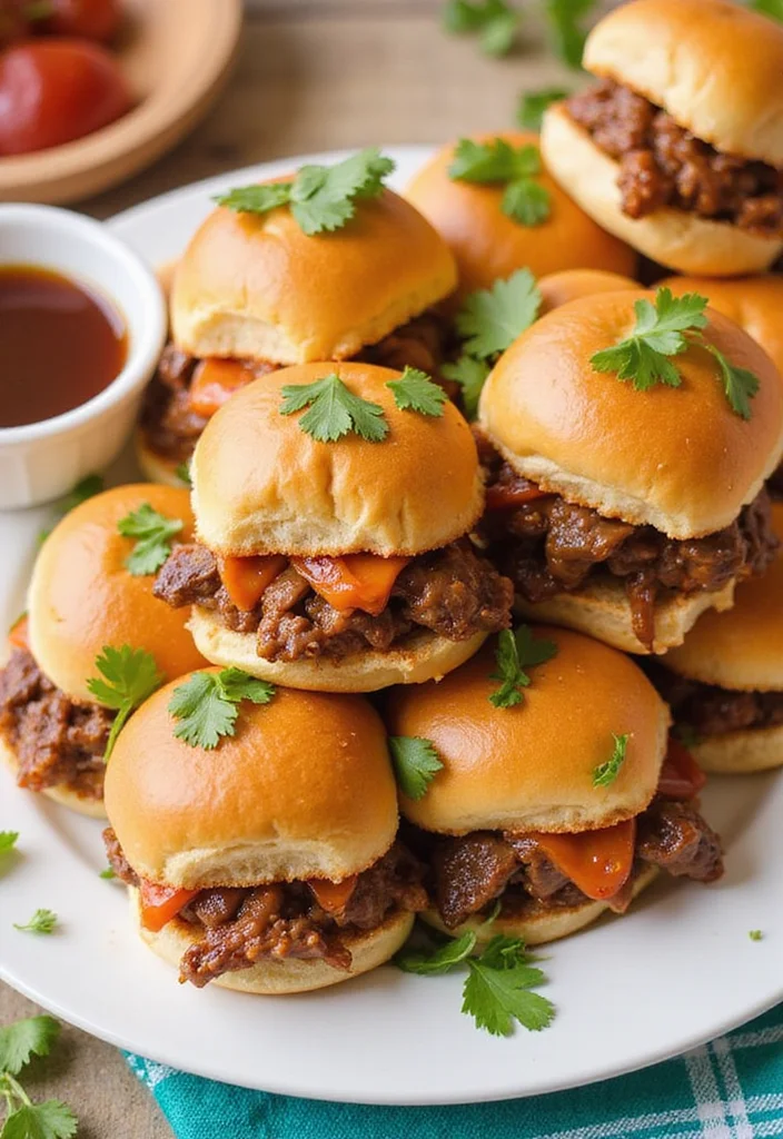 12 Fast & Flavorful Roast Beef Sliders Hawaiian Rolls Au Jus Recipes To Cook This Week - 5. Southwest Chipotle Roast Beef Sliders 1