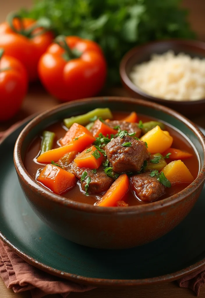 12 Fast & Flavorful Slow Cooker Beef Stew Meat Recipes To Cook This Week - 7. Hearty Vegetable and Beef Stew 1