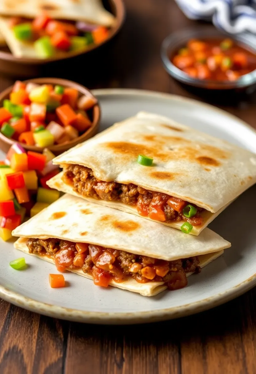 12 Korean Beef Crockpot Meals Perfect For Weeknight Cooking - 12. Korean Beef and Kimchi Quesadillas 1