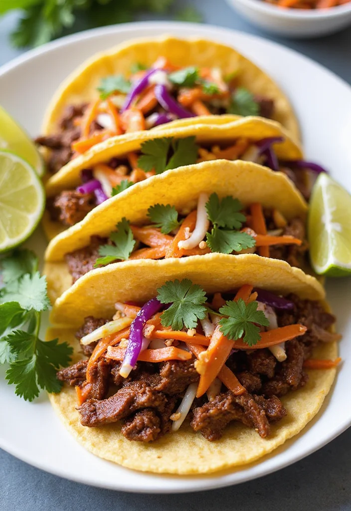 12 Korean Beef Crockpot Meals Perfect For Weeknight Cooking - 4. Korean Beef Tacos 1