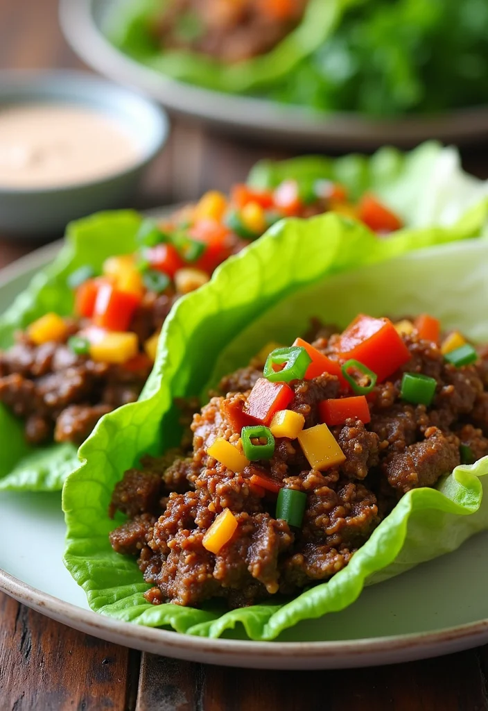 12 Korean Beef Crockpot Meals Perfect For Weeknight Cooking - 9. Korean Beef Lettuce Wraps 1