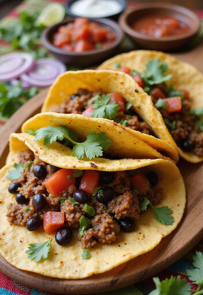 12 Underrated Beef Chorizo Recipes Worth Making - 5. Chorizo and Black Bean Tacos 1