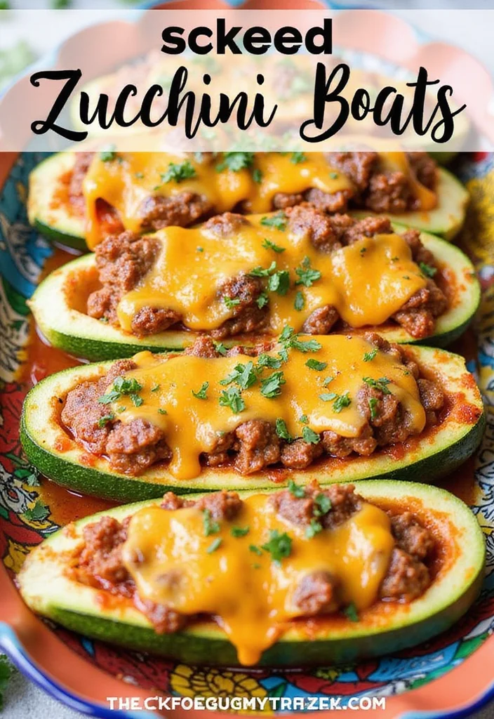 12 Underrated Beef Chorizo Recipes Worth Making - 6. Chorizo Zucchini Boats 1