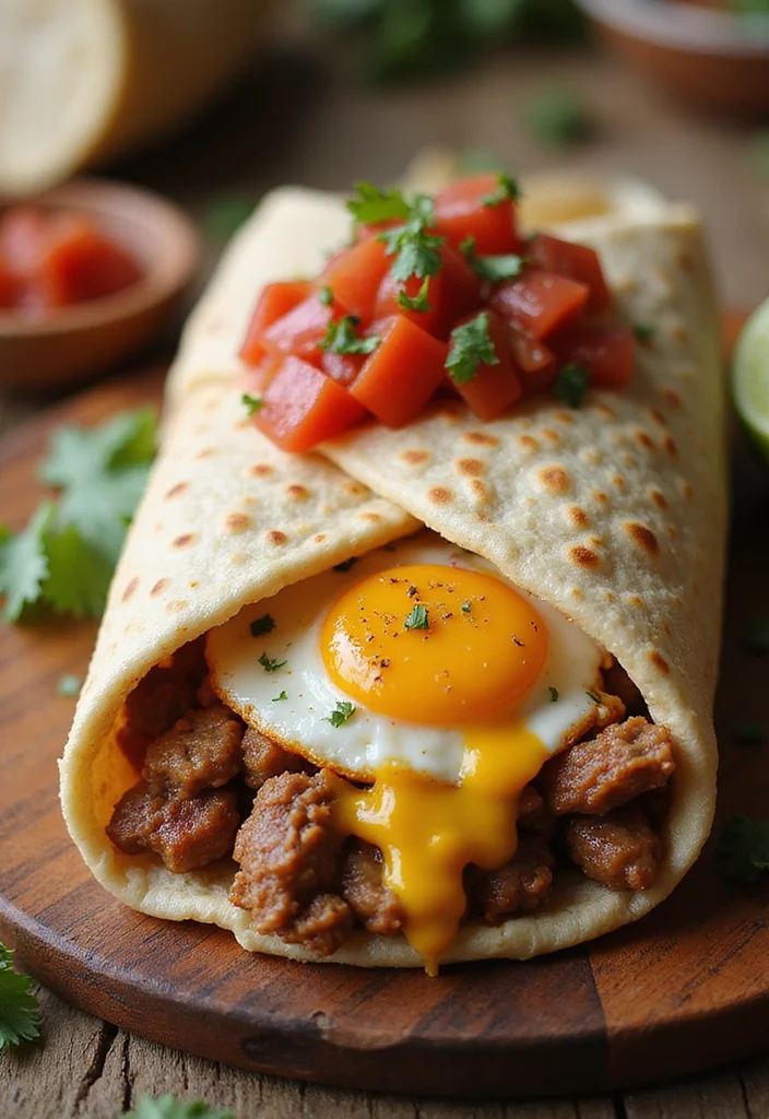 12 Underrated Beef Chorizo Recipes Worth Making - 7. Beef Chorizo and Egg Breakfast Burrito 1