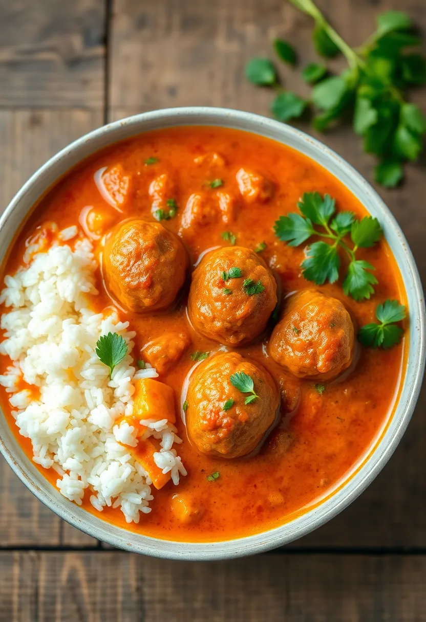 13 Easy Greek Beef Meatballs Meals That Always Impress - 13. Greek Beef Meatball Curry 1