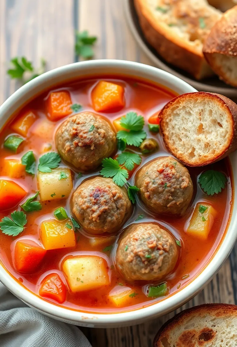 13 Easy Greek Beef Meatballs Meals That Always Impress - 8. Mediterranean Meatball Soup 1