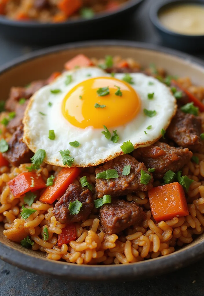 14 Beef Fried Rice With Egg Meals Perfect For Weeknight Cooking - 7. BBQ Beef Fried Rice with Egg 1