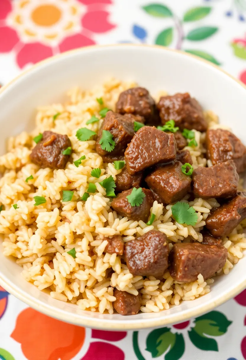 14 Fast & Flavorful Beef And Rice Recipes To Cook This Week - 11. Beef and Rice Pilaf 1