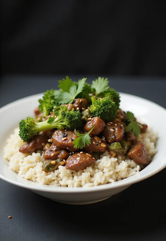 14 Fast & Flavorful Beef And Rice Recipes To Cook This Week - 3. Savory Beef and Broccoli Rice Bowl 1