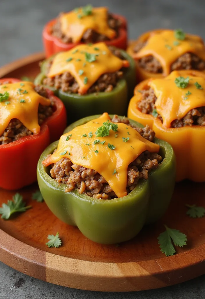 14 Fast & Flavorful Beef And Rice Recipes To Cook This Week - 5. Beef and Rice Stuffed Peppers 1