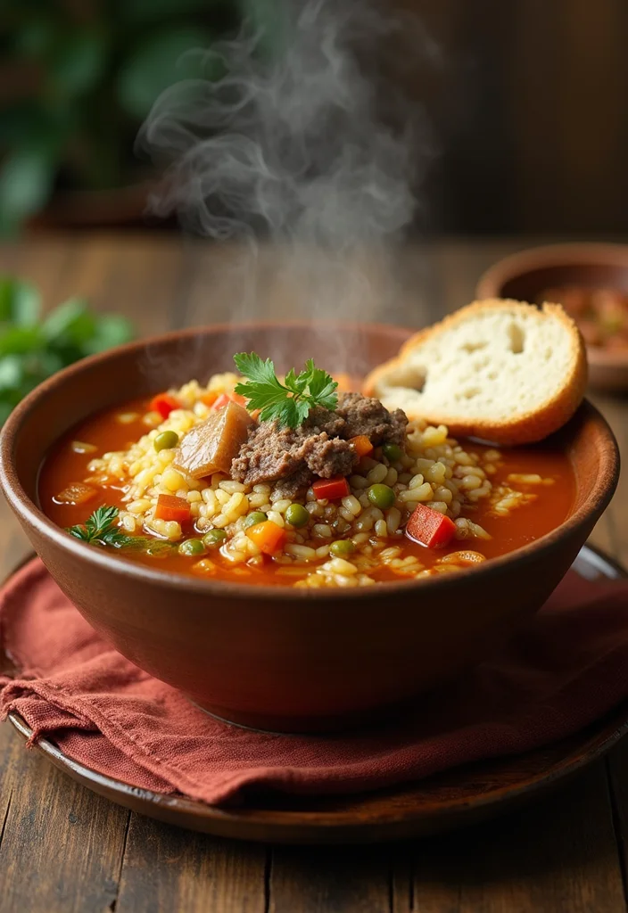 14 Fast & Flavorful Beef And Rice Recipes To Cook This Week - 8. Beef and Rice Soup 1