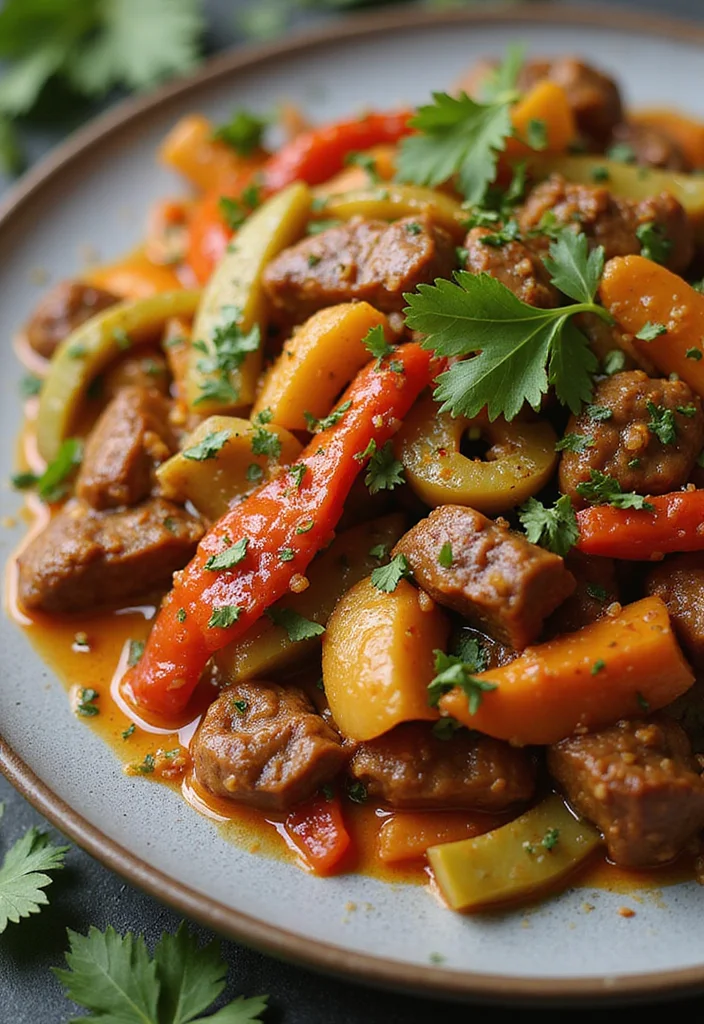 14 Kung Pao Beef Recipes Everyone Is Searching For - 13. Curry Kung Pao Beef 1