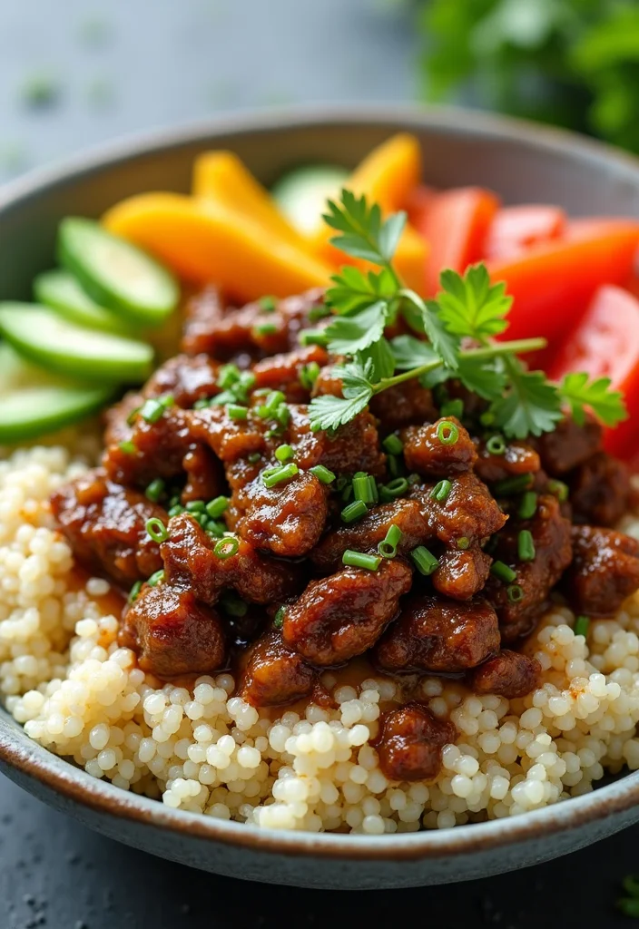 14 Kung Pao Beef Recipes Everyone Is Searching For - 9. Kung Pao Beef with Quinoa 1