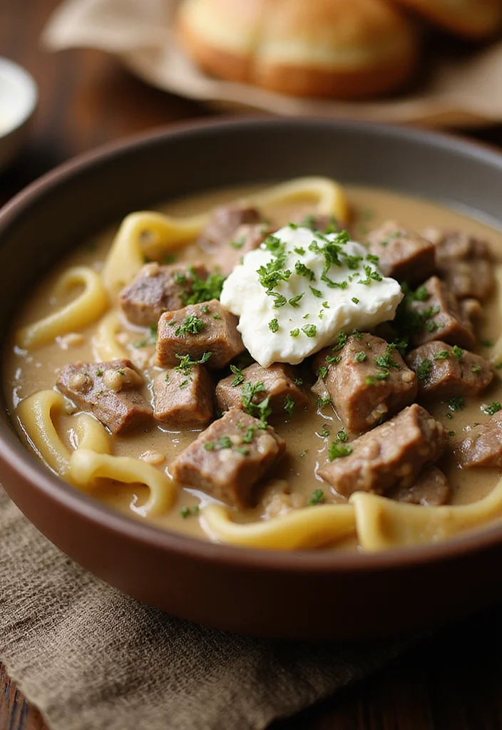 15 Classic Beef Stroganoff Recipes Packed With Big Flavor - 9. Beef Stroganoff with Cream Cheese 1