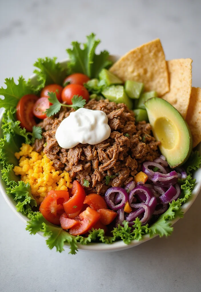 15 Corned Beef Tacos Recipes Packed With Big Flavor - 5. Corned Beef Taco Salad 1