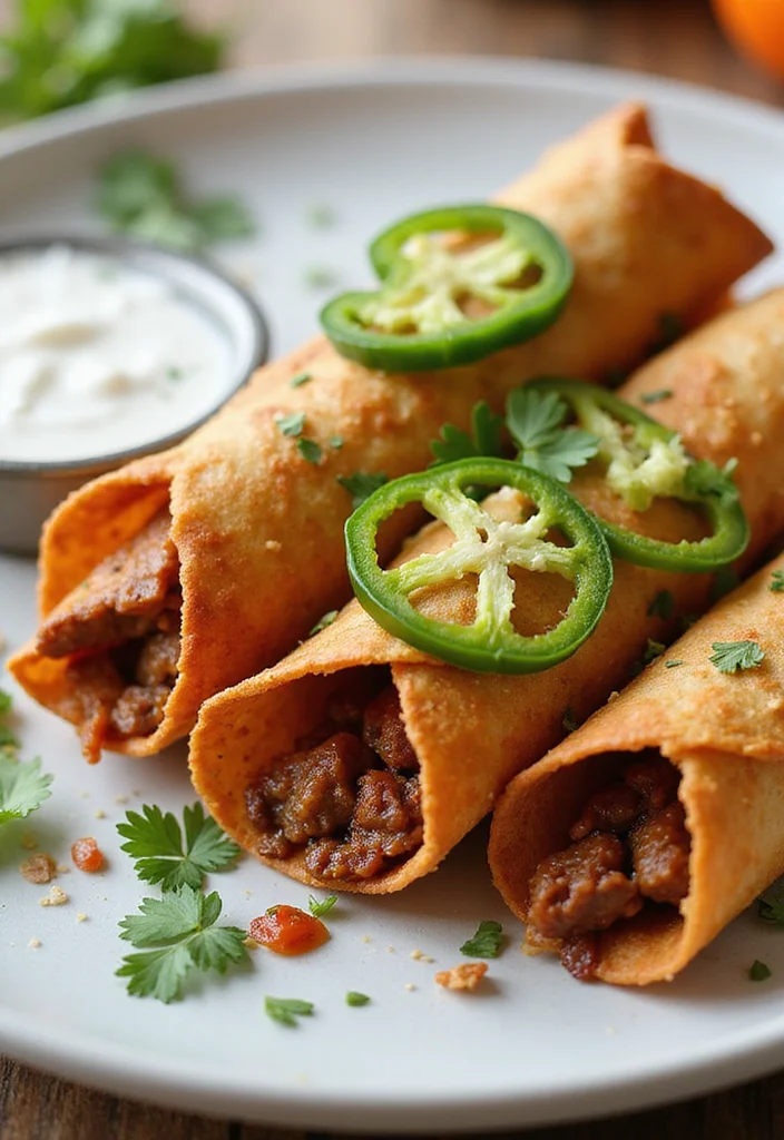 15 Easy Shredded Beef Taquitos Meals That Always Impress - 2. Spicy Chipotle Beef Taquitos 1