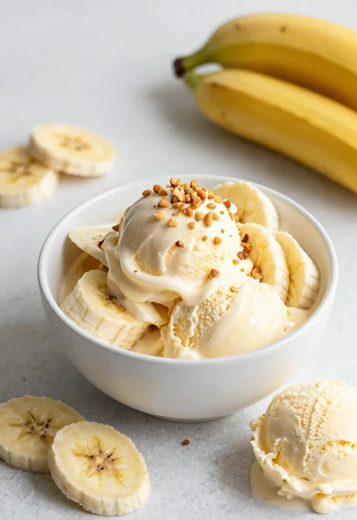15 Easy and Delicious No-Waste Treats Using 2 Ripe Bananas - 14. Banana Ice Cream 1