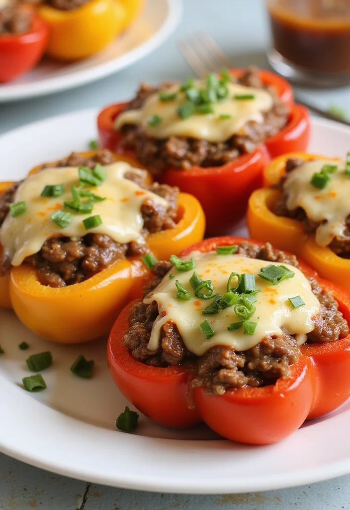 15 Fast & Flavorful French Onion Casserole Beef Recipes To Cook This Week - 11. French Onion Beef Stuffed Peppers 1