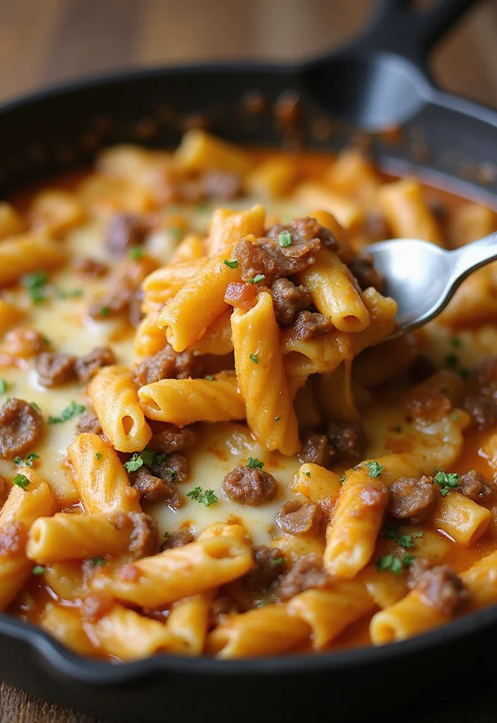 15 Fast & Flavorful French Onion Casserole Beef Recipes To Cook This Week - 3. Cheesy French Onion Beef Pasta 1