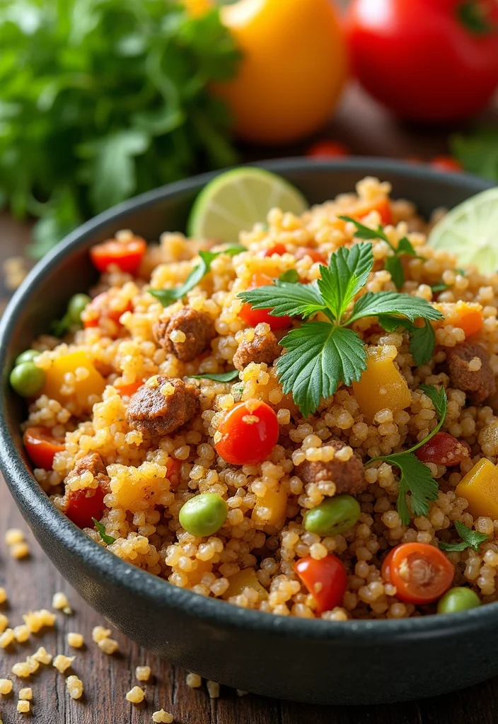 15 Ground Beef Taco Cabbage Skillet Dinners That Even Picky Eaters Love - 10. Taco Cabbage Skillet with Quinoa 1