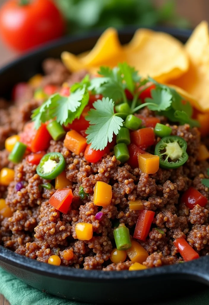 15 Ground Beef Taco Cabbage Skillet Dinners That Even Picky Eaters Love - 2. Tex-Mex Cabbage Skillet with Salsa 1