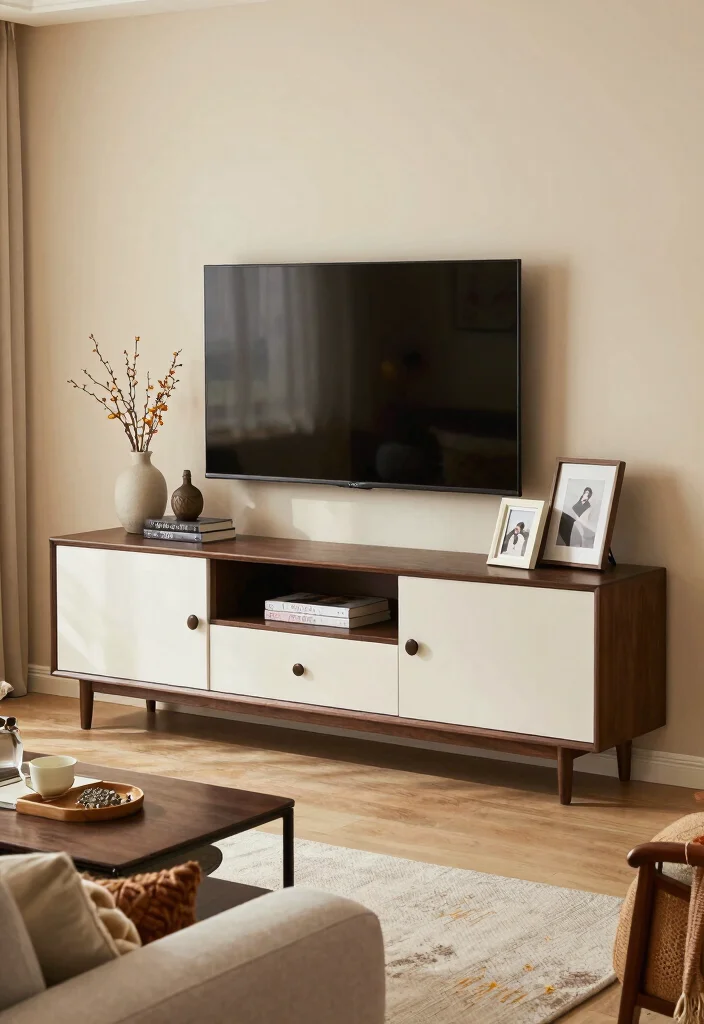 15 Luxurious TV Unit Design Ideas With High End Style - 10. Stylish Accessories 1