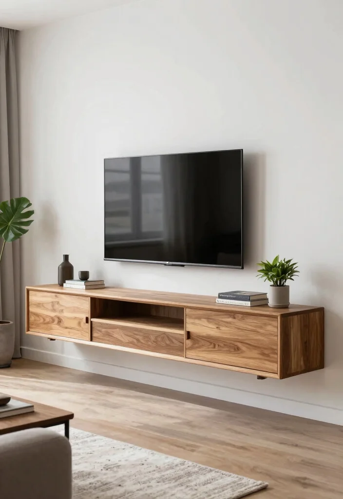 15 Luxurious TV Unit Design Ideas With High End Style - 2. Floating TV Units 1