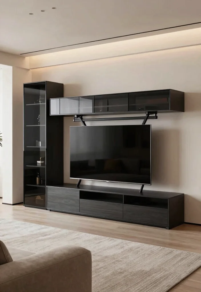15 Luxurious TV Unit Design Ideas With High End Style - 6. High-Tech Units 1